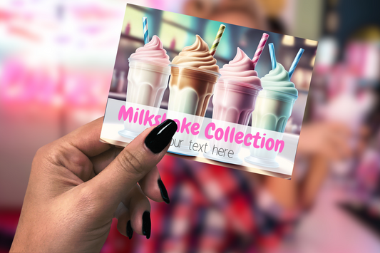 Milkshake Collection Labels